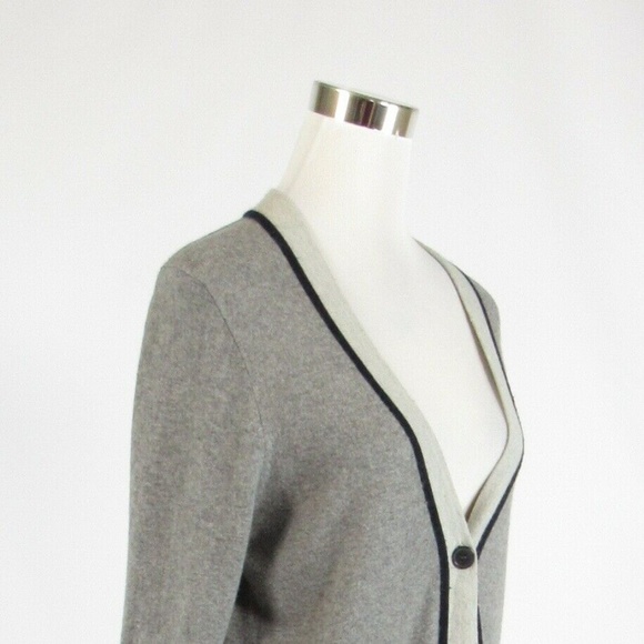 J. Crew gray cardigan sweater XL - Picture 4 of 8